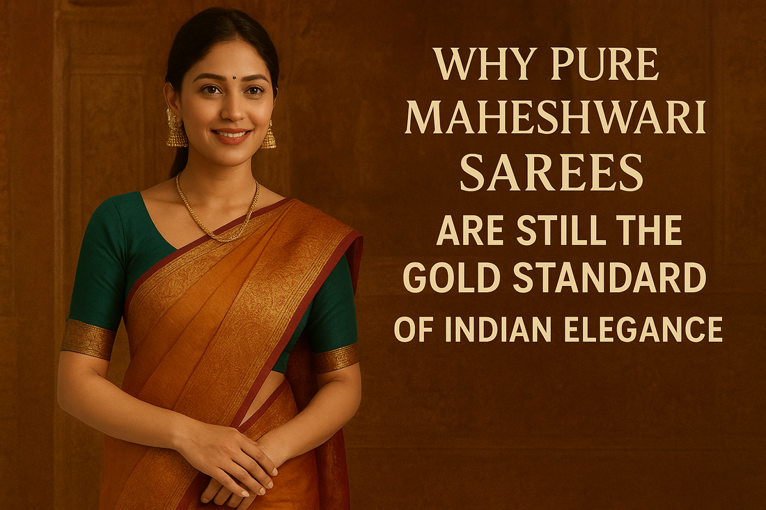pure maheshwari silk sarees