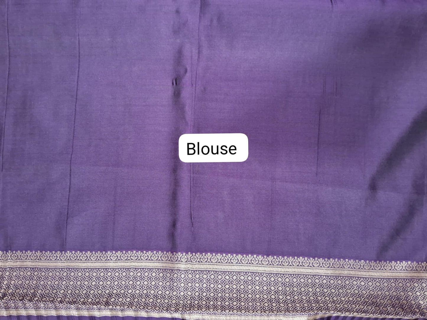 Leaf Green Linen Saree Blouse