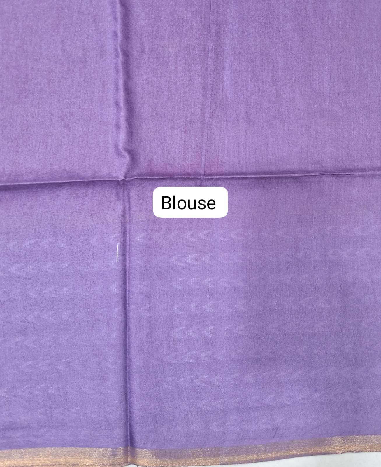 Reddish Pink Bamboo Silk Saree Blouse