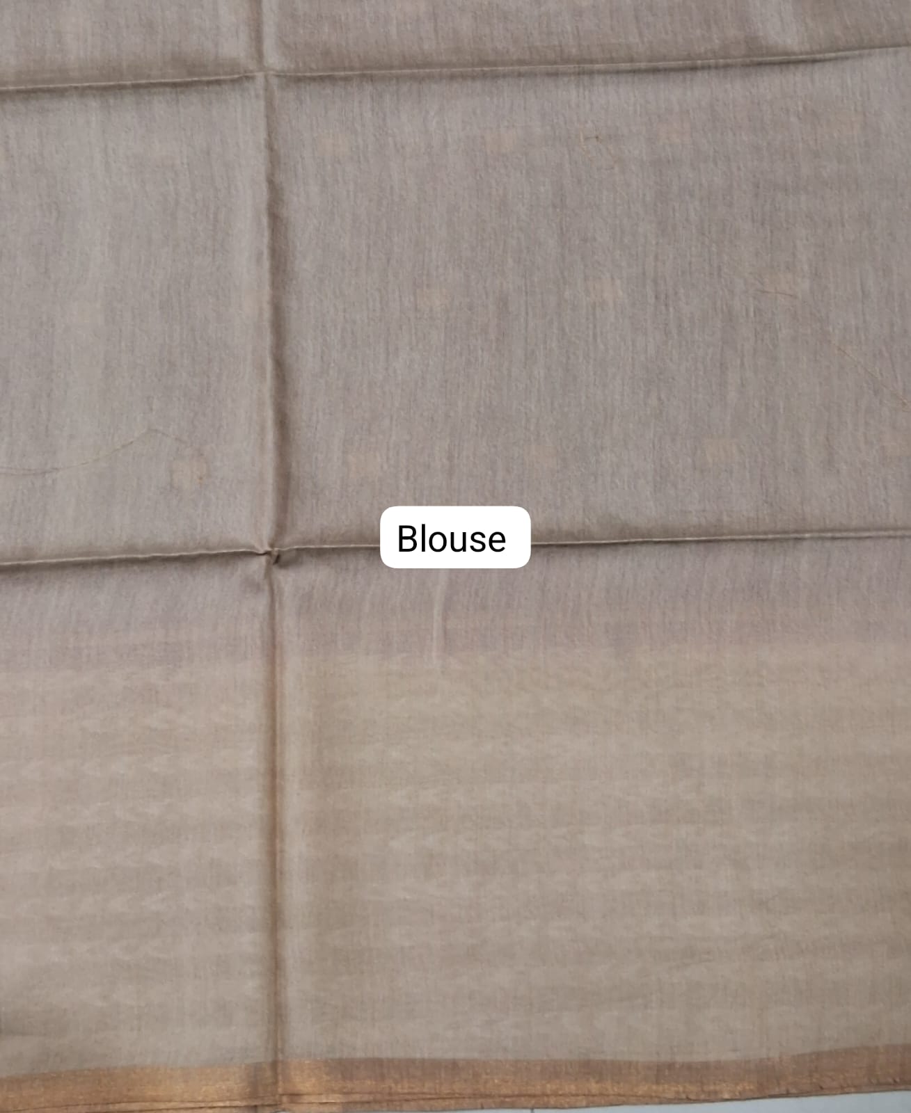 Onion Pink Bamboo Silk Saree blouse