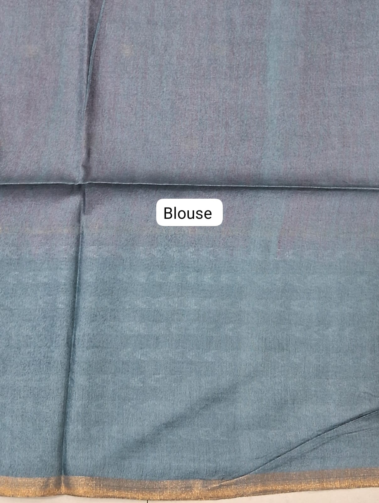 Reddish Pink Bamboo Silk Saree blouse