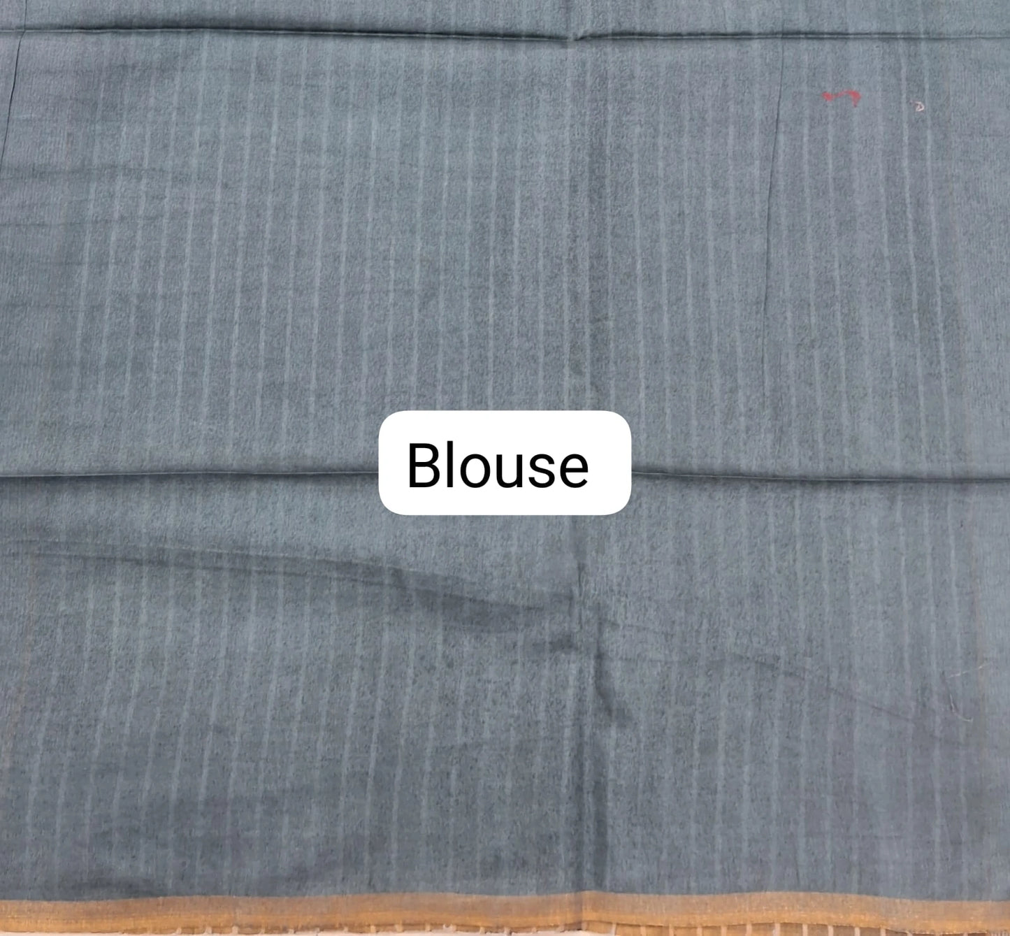 Elegance Reddish Pink Bamboo Silk Saree blouse