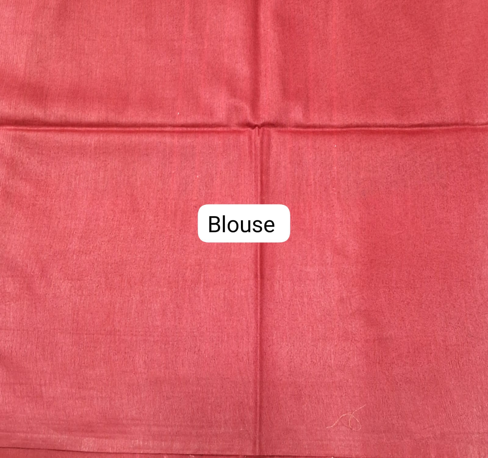 Dark Blue Bamboo Silk Saree Blouse