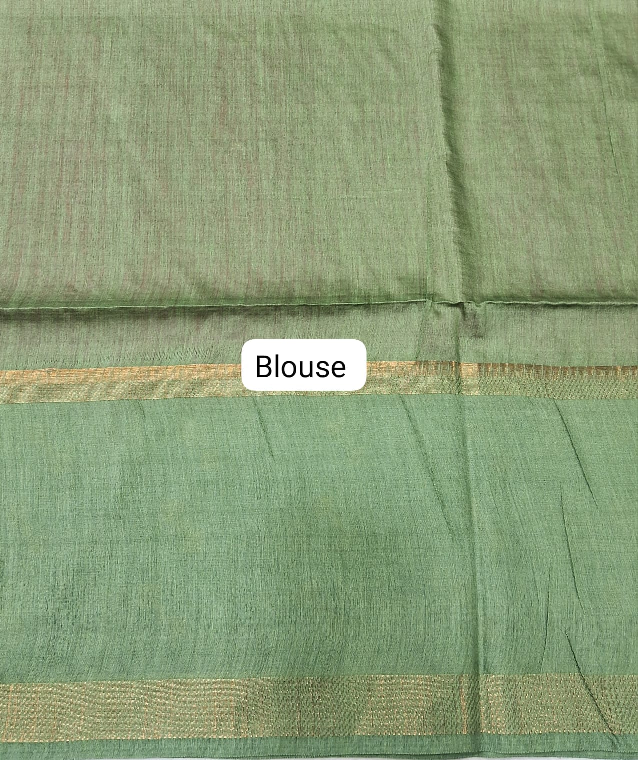 Reddish Pink Bamboo Silk Saree Blouse