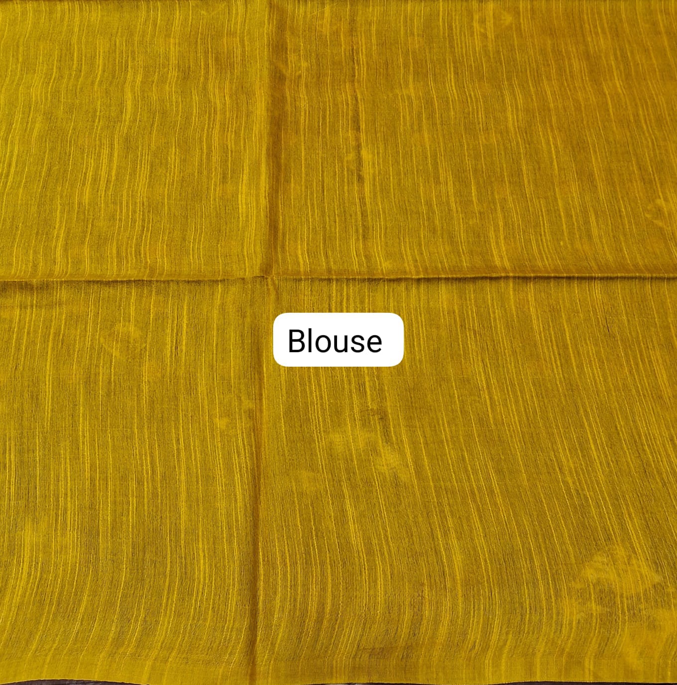 Brown Bamboo Silk Saree Blouse