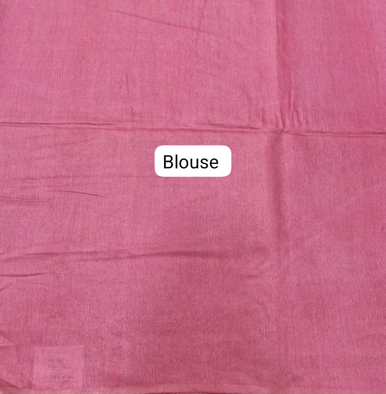 Grey Bamboo Silk Saree Blouse