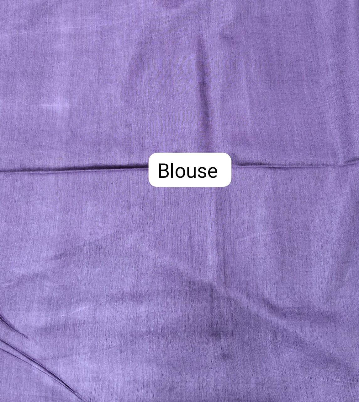 Mango Yellow Bamboo Silk Saree Blouse