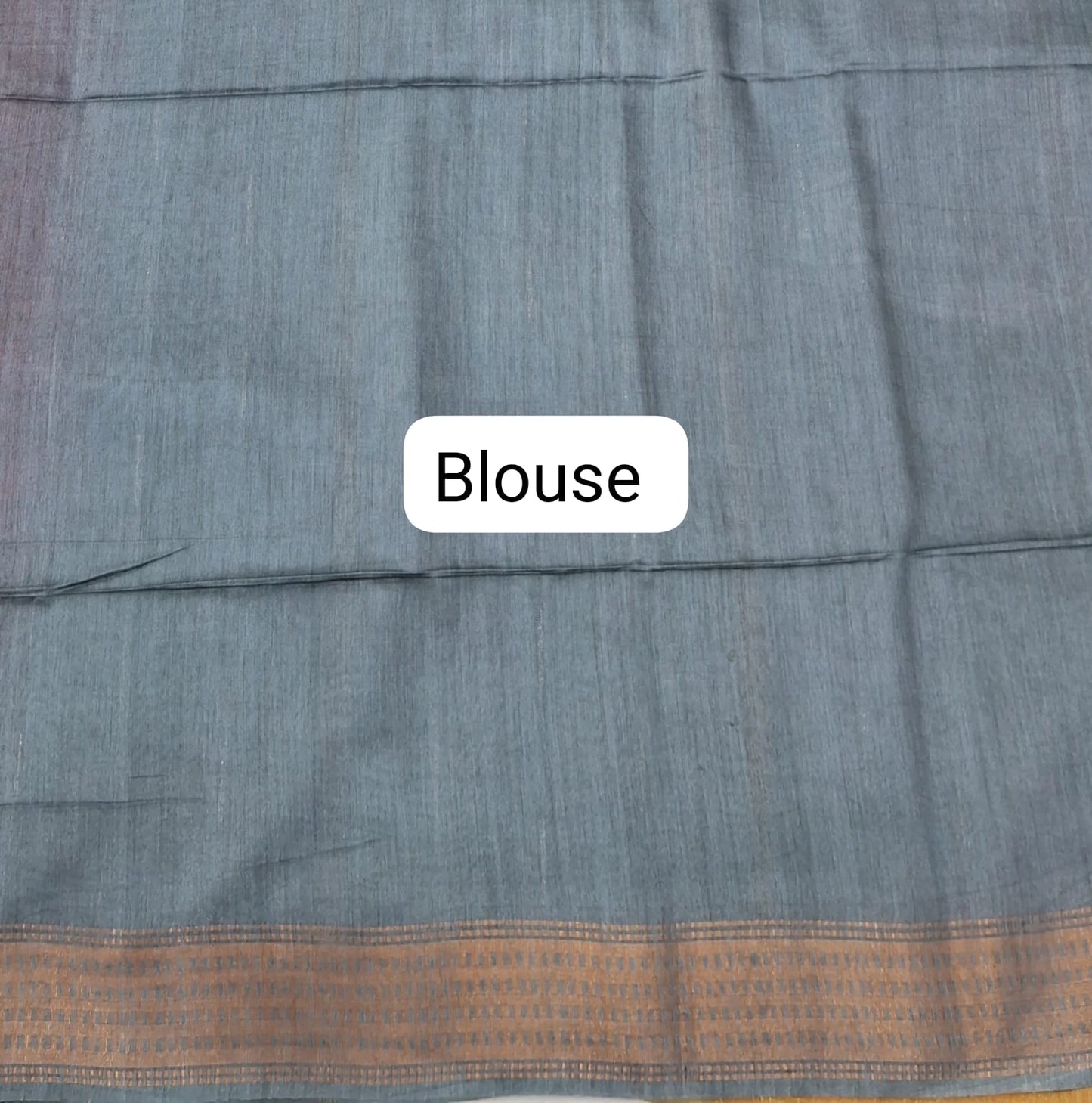 Rich Red Bamboo Silk Saree blouse