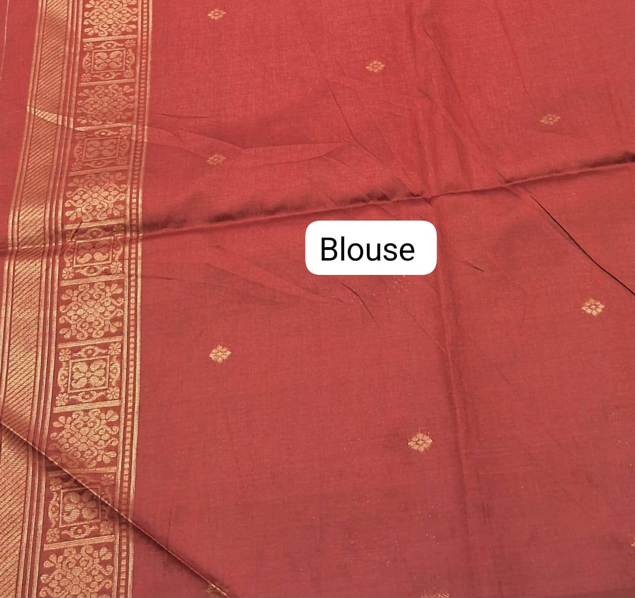 Black Tussar Saree Blouse