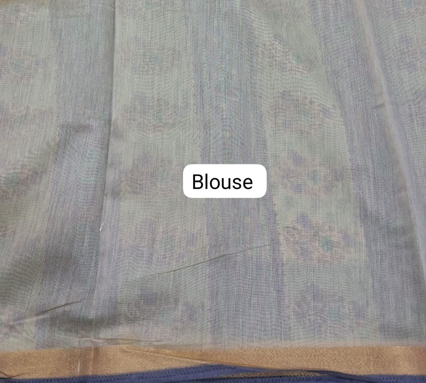 Cream Chandheri Saree blouse