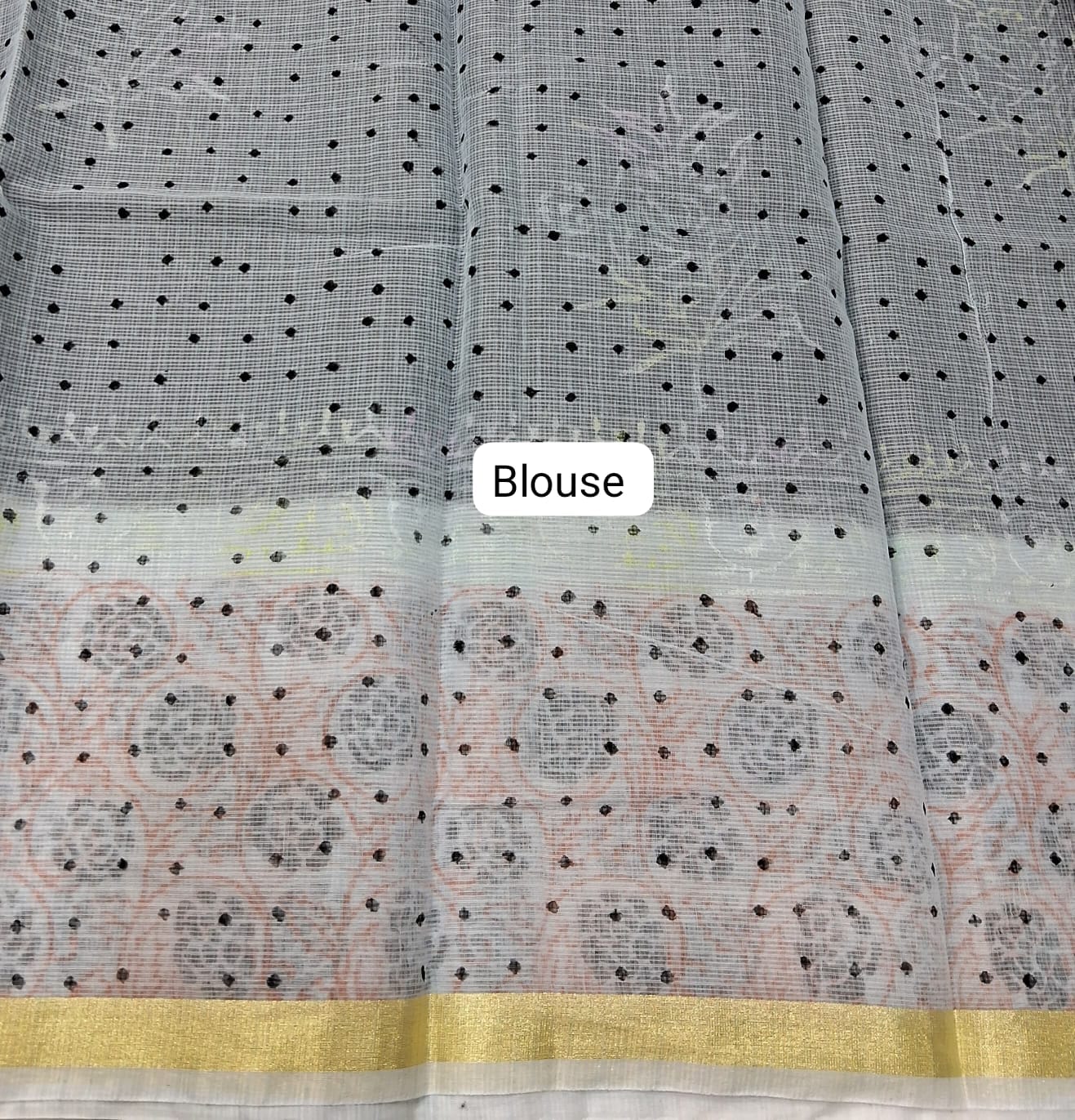 Black Kota Saree blouse