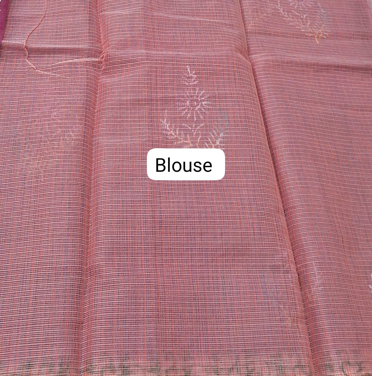 Maroon Kota Saree blouse