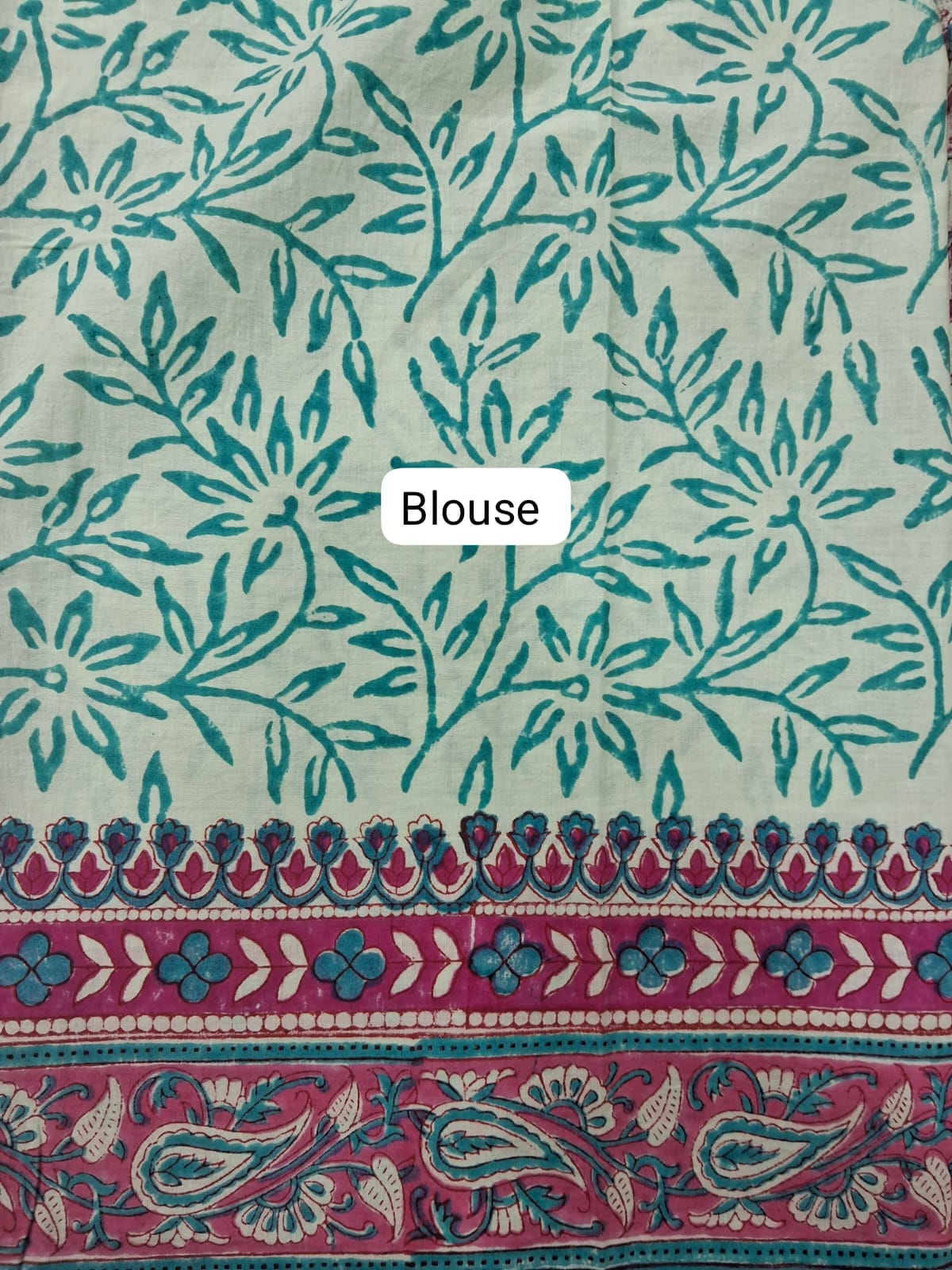 Light Mint Green Kota Saree Blouse