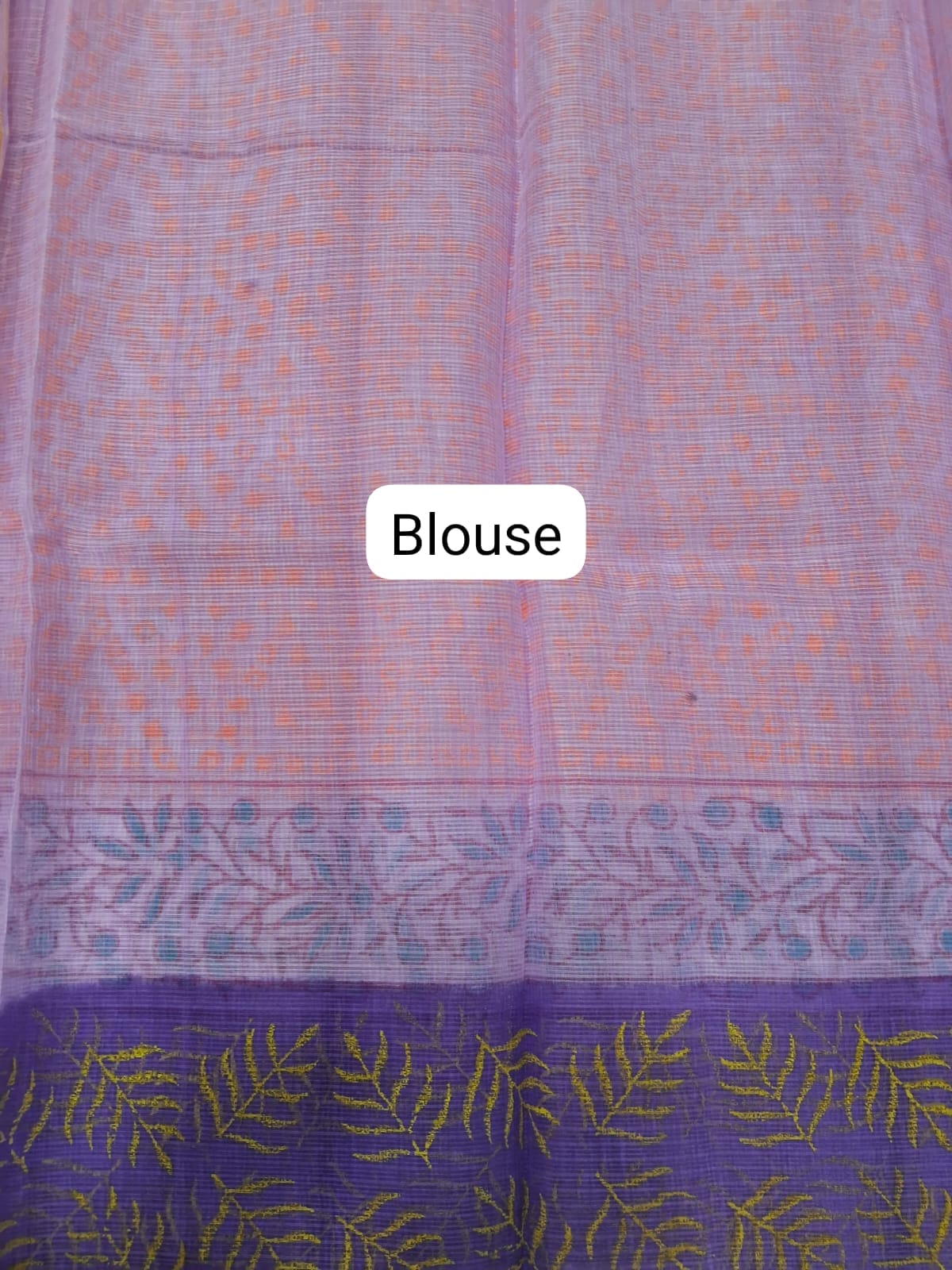 Lavender Kota Saree blouse