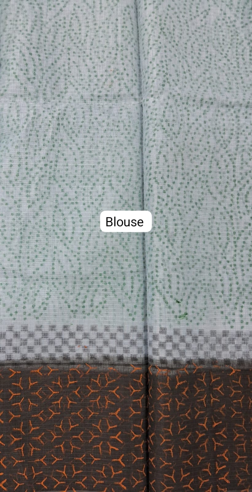 Grey Kota Saree blouse