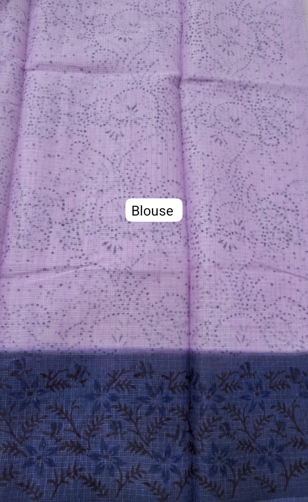 Lavender Kota Saree blouse