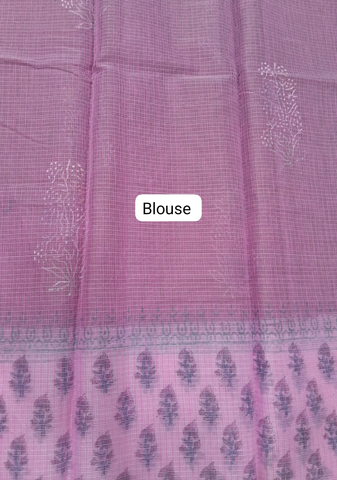 Maroon Kota Saree Blouse