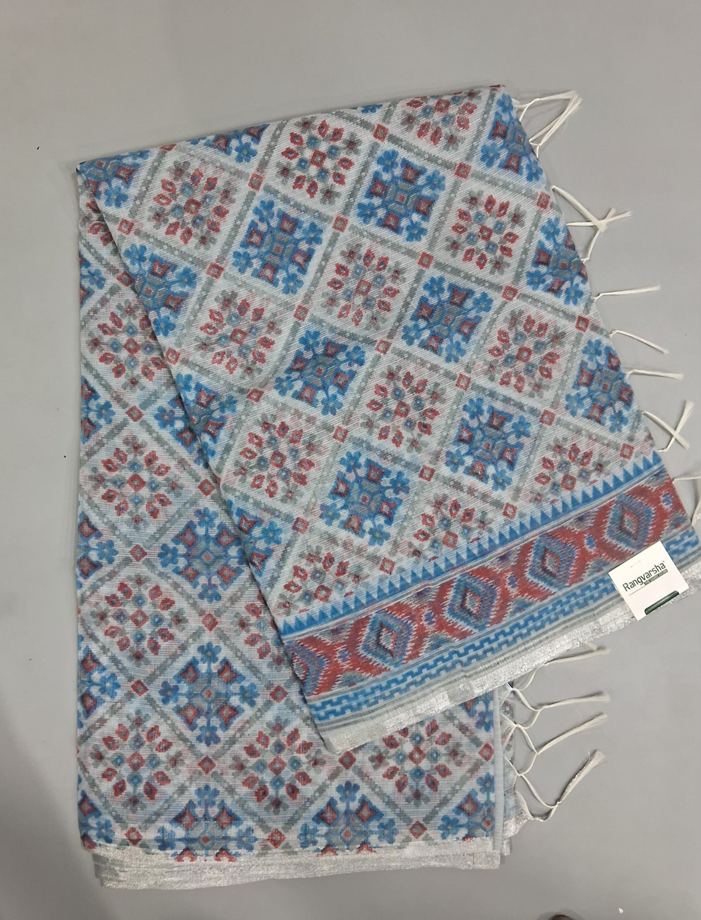 Grey Kota Saree