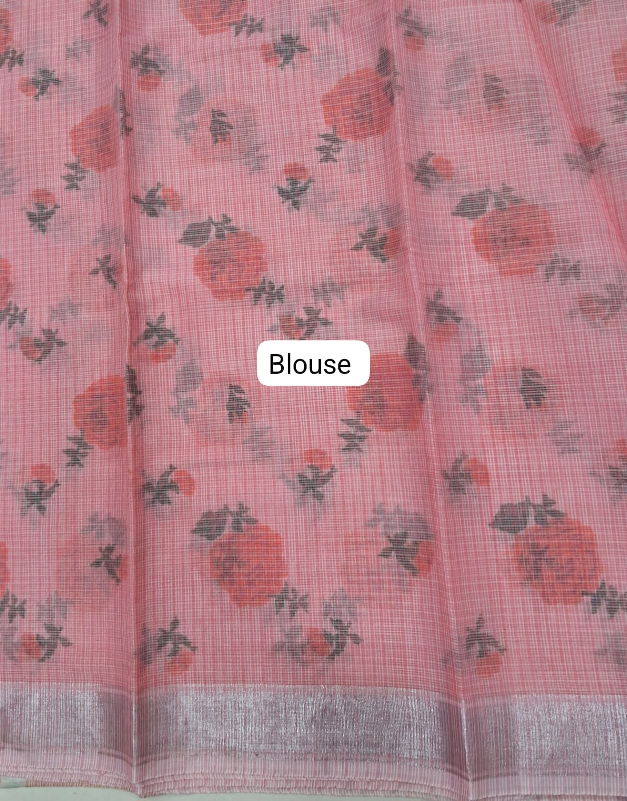 Peach Kota Saree blouse