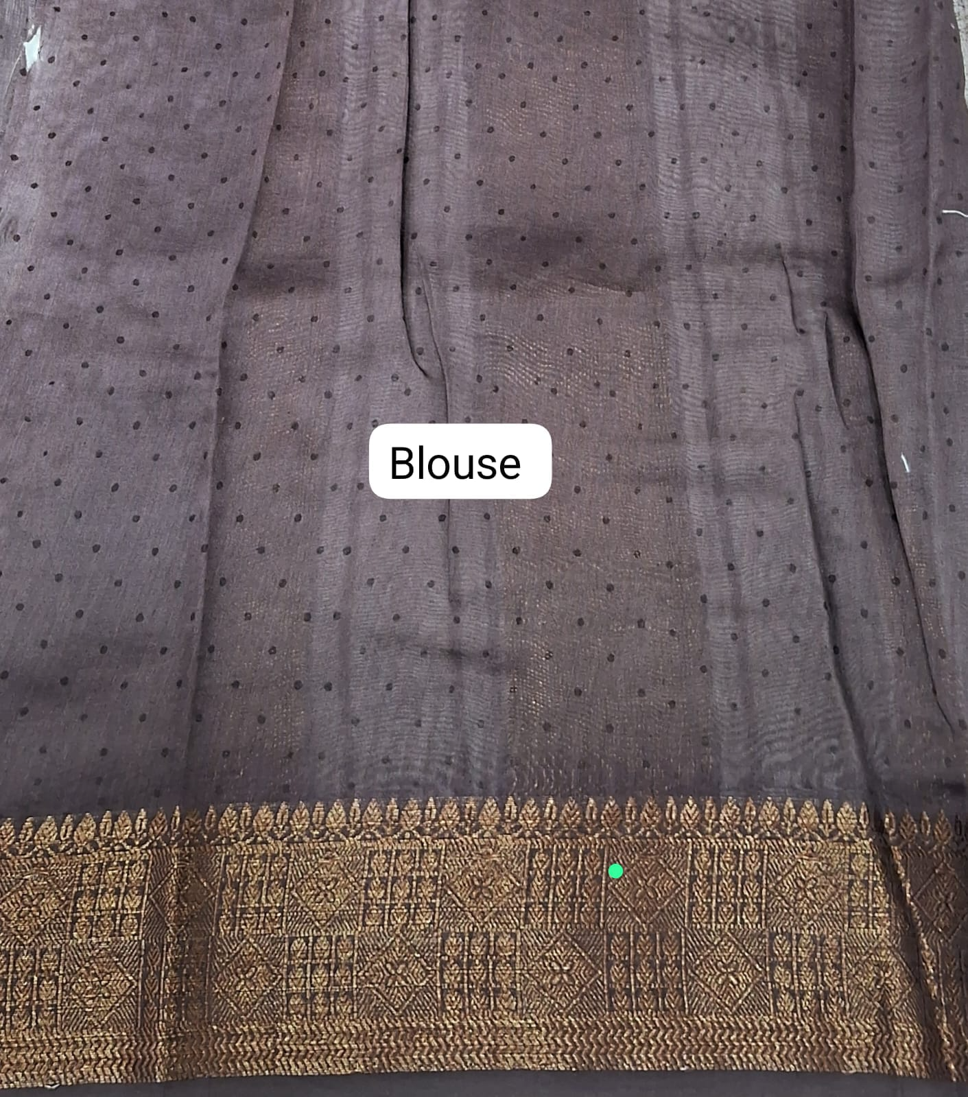 White Chandheri Saree