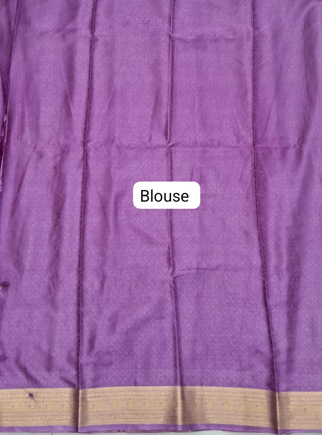 Maroon Crepe Silk Saree blouse