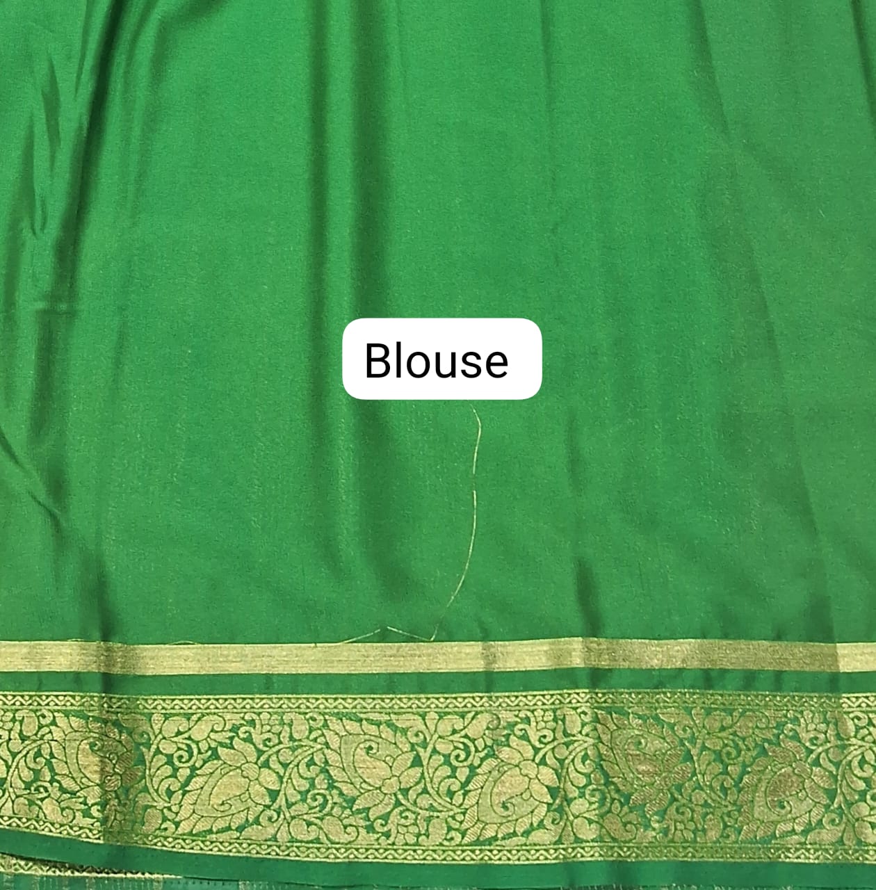 Candy Red plain Crepe Silk Saree blouse