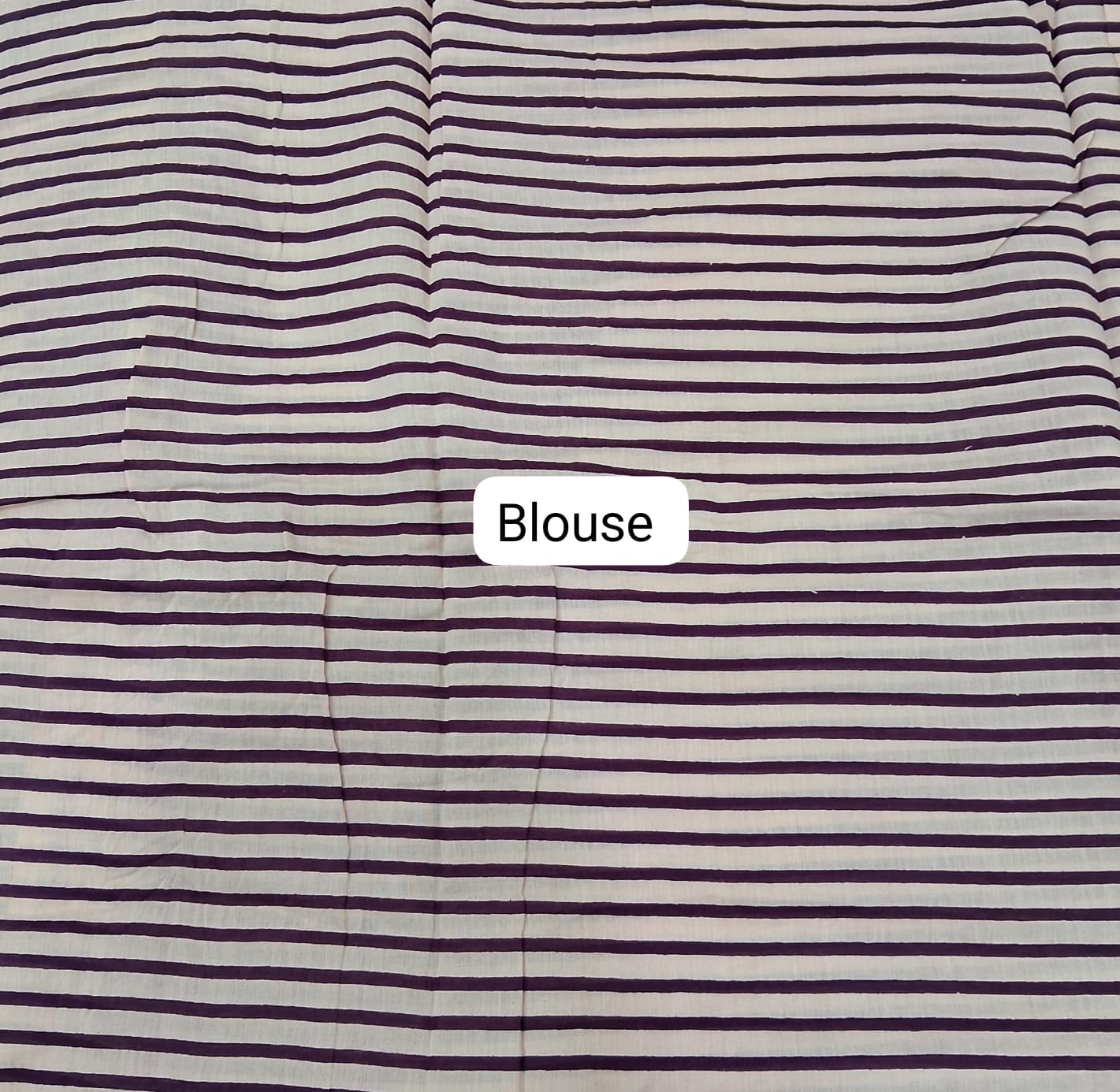 Off-White Mulmul Cotton Saree