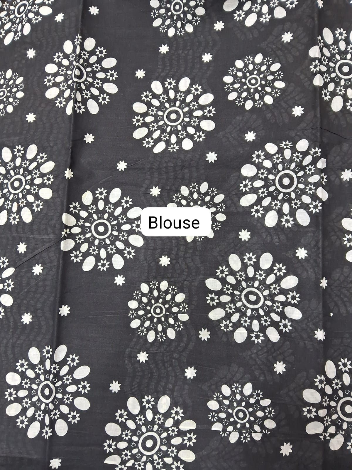 Yellow Mulmul Cotton Saree blouse