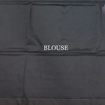 Black mulmul cotton saree blouse