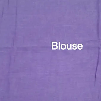 Lavender mulmul cotton saree blouse