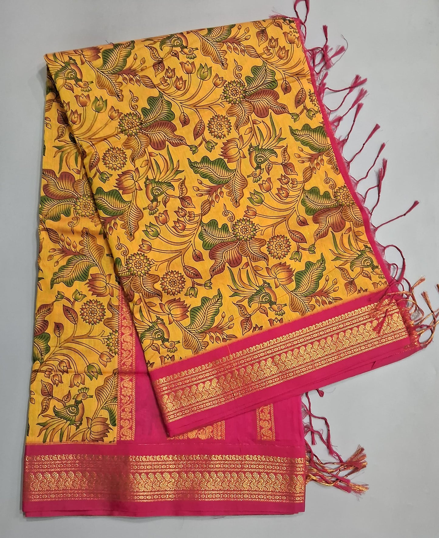 Marine Blue Kalyani Cotton Saree