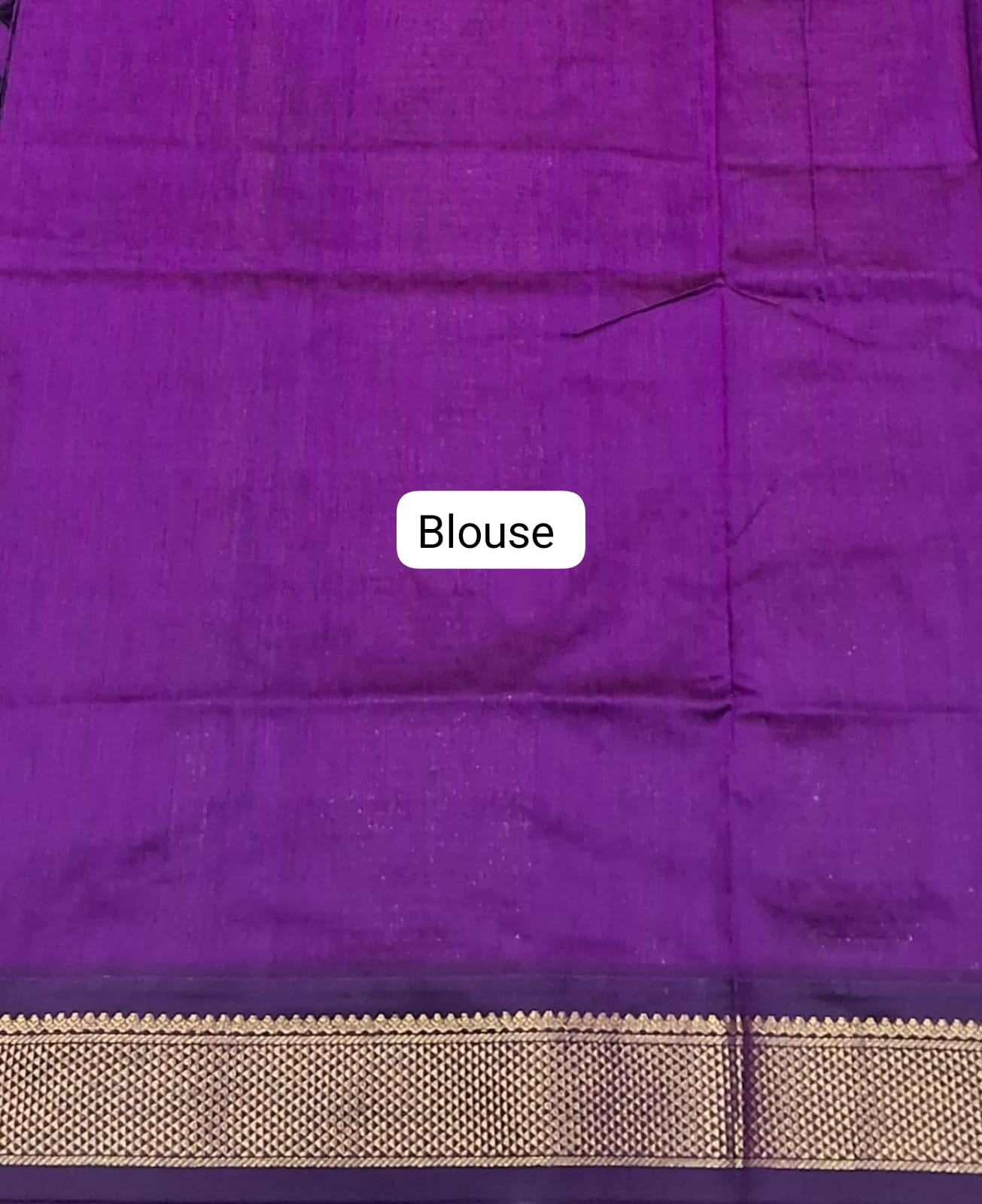 Wine Kalyani Cotton Saree Blouse