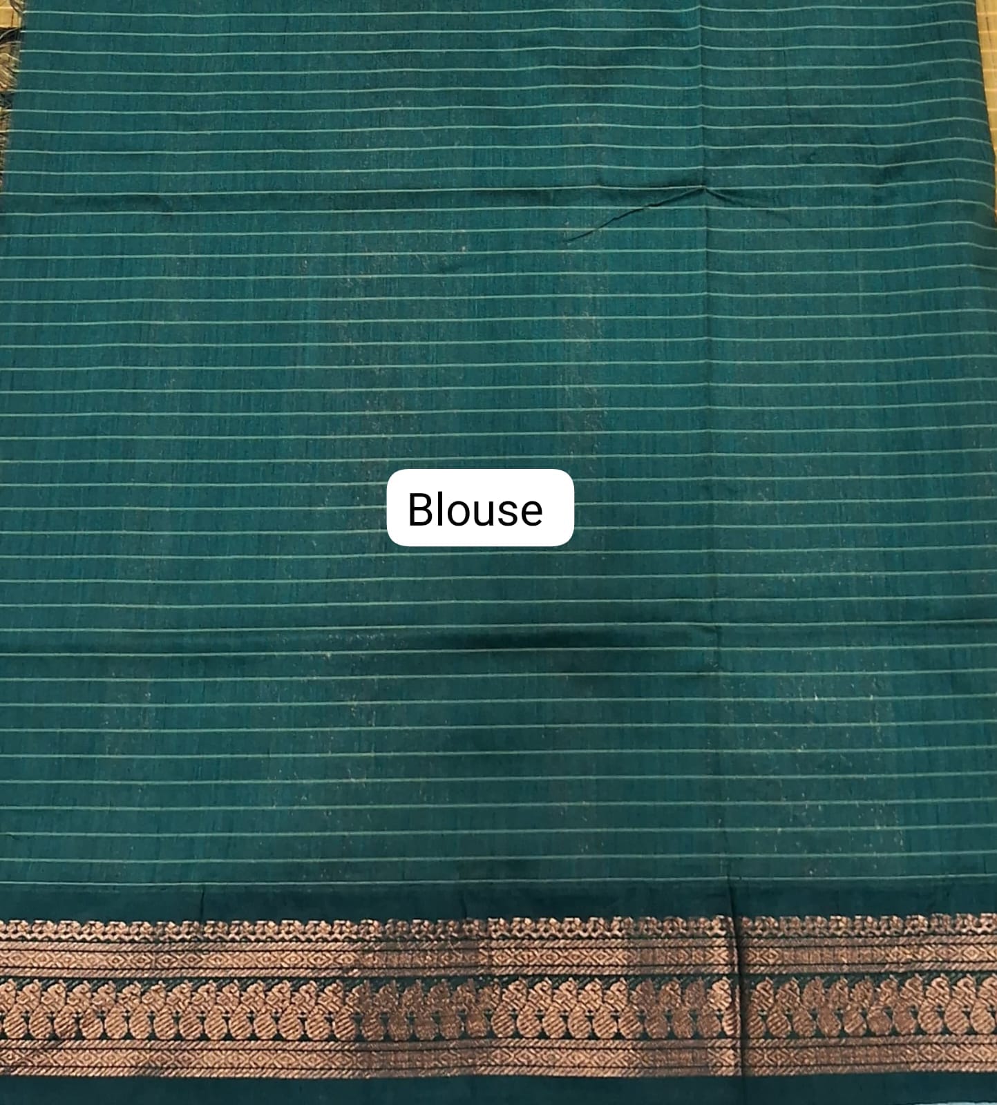 Yellow Kalyani Cotton Saree Blouse