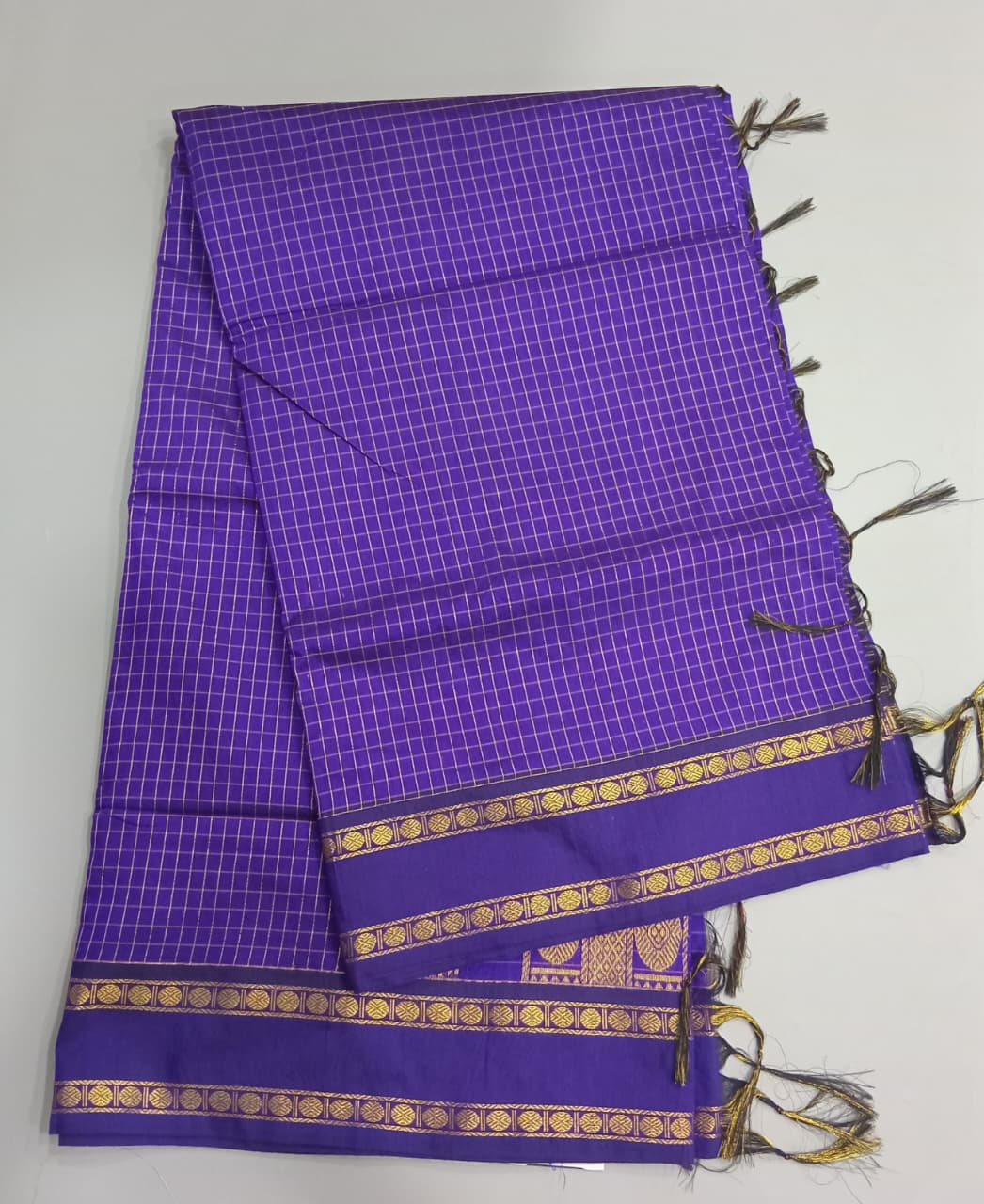 Royal Blue Kalyani Cotton Saree