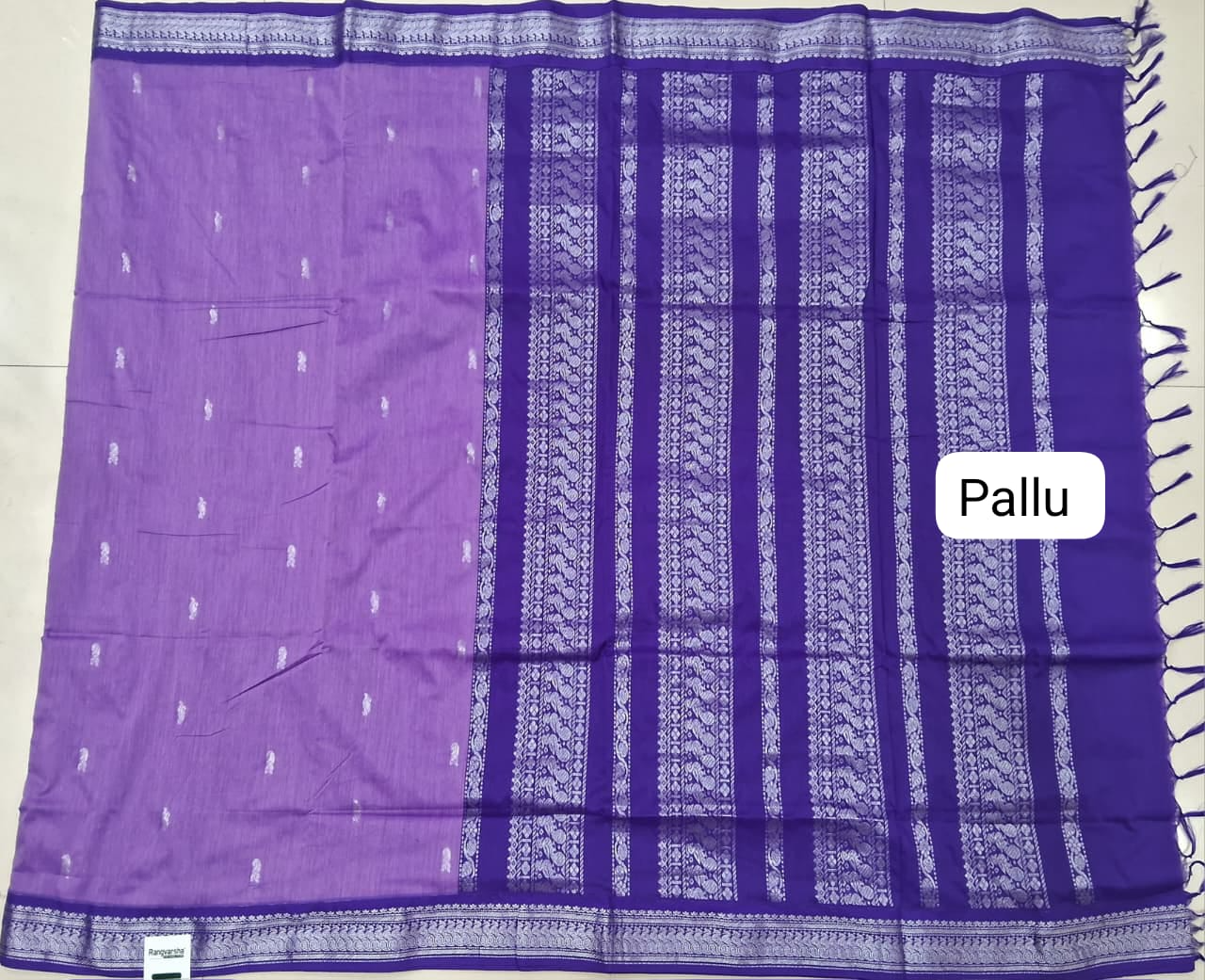 Lavender Kalyani Cotton Saree
