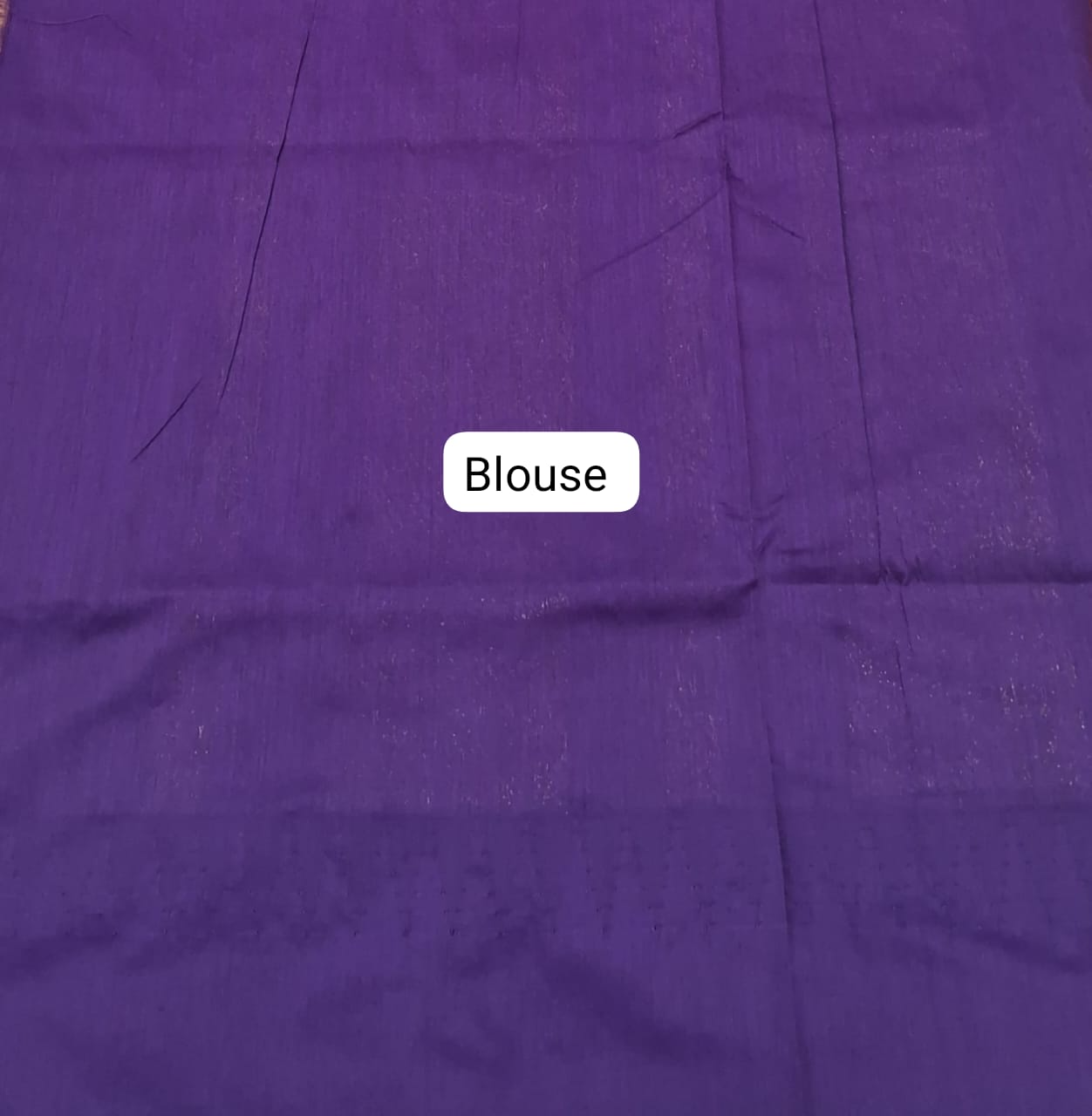 Mustard Yellow Kalyani Cotton Saree blouse