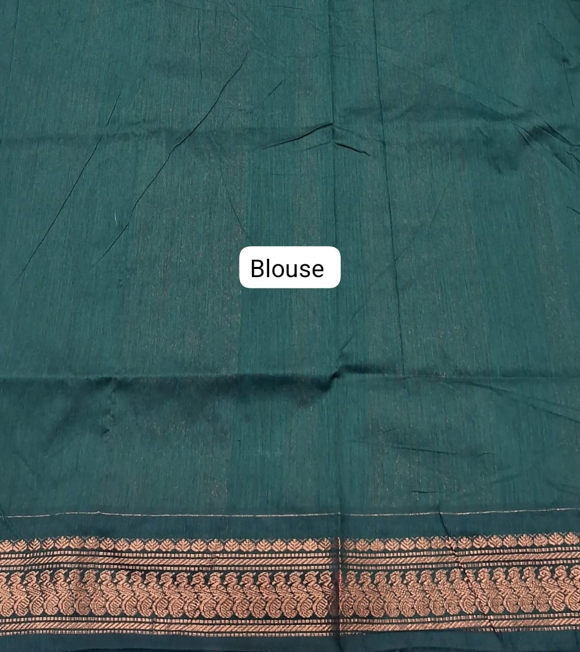 Lavender Kalyani Cotton Saree blouse