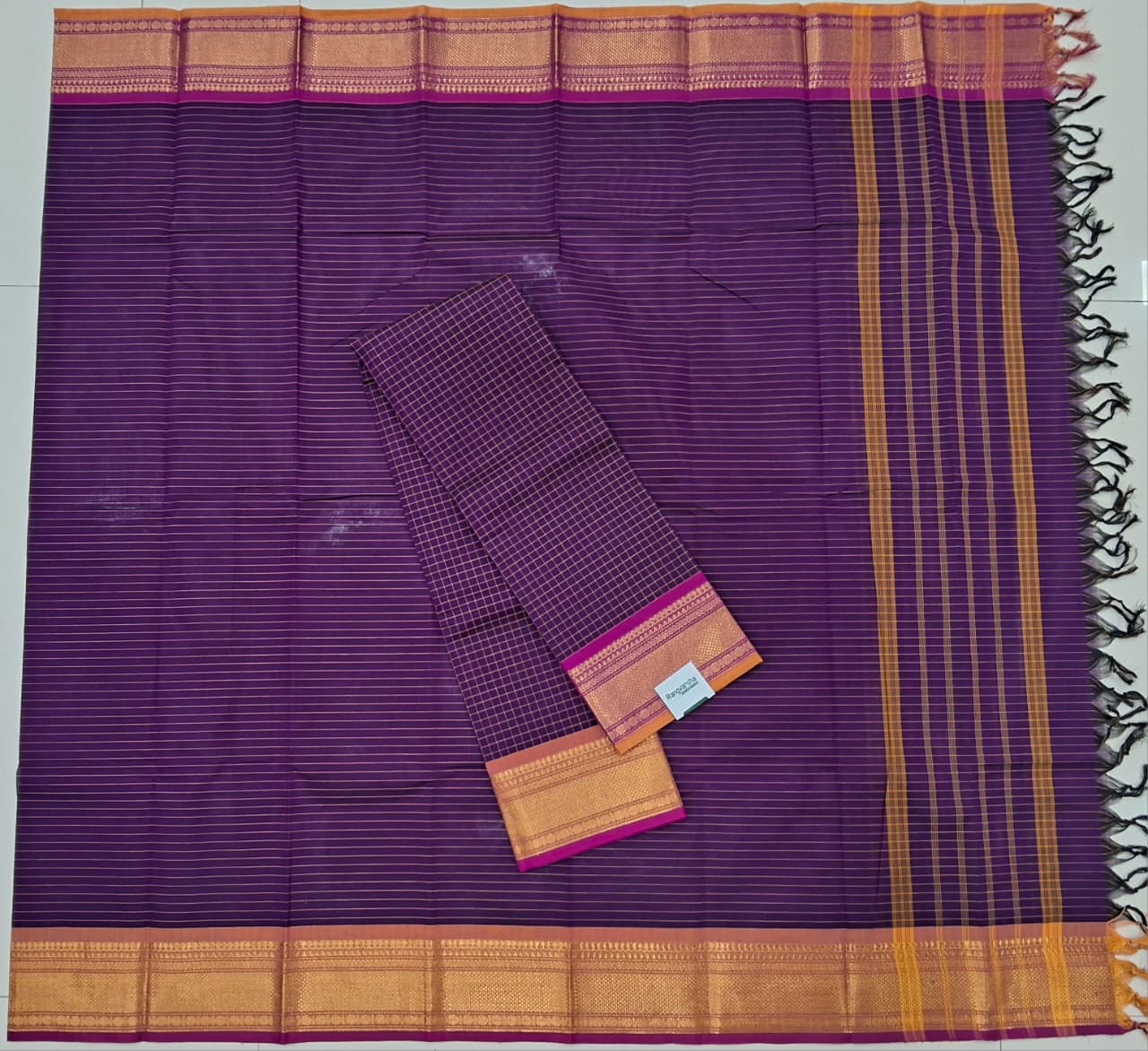 Purple Kanchi cotton top