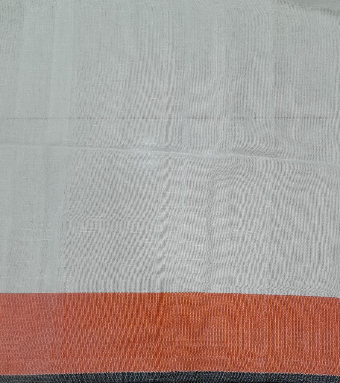 WBlousehite Linen Saree Blouse