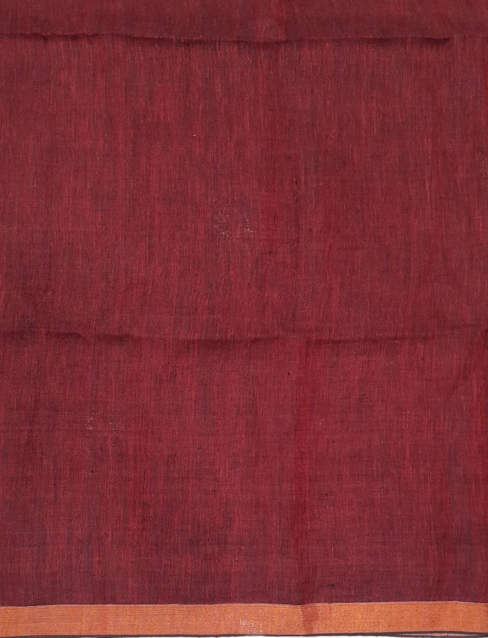 Red Linen Saree Blouse