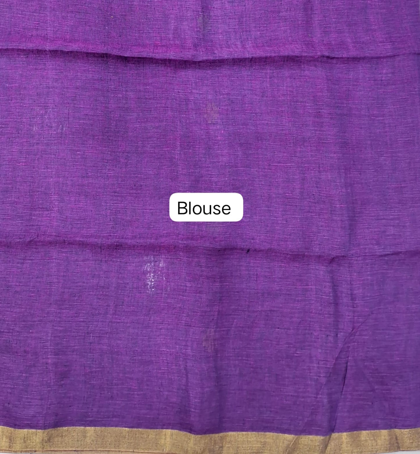 Purple Khadhi Linen Saree