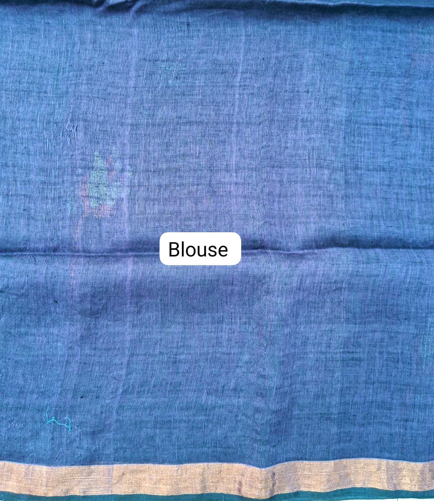 Purple Khadhi Linen Saree