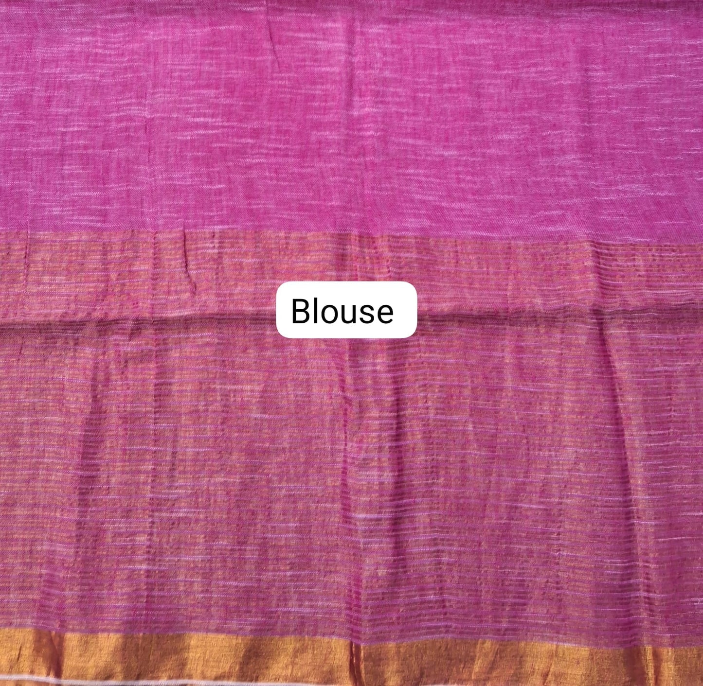 Fuchsia Pink Khadhi Linen