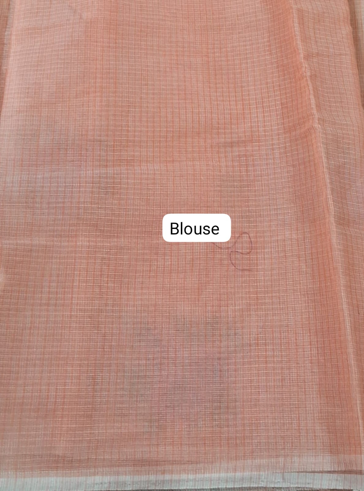 Peach Kota Saree blouse