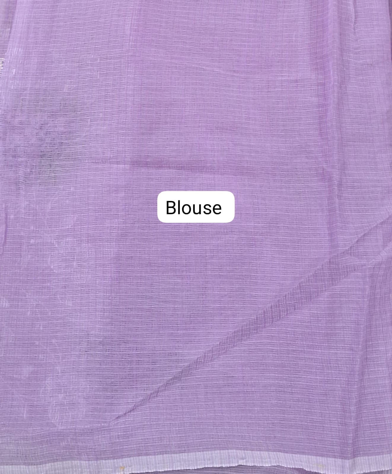 Lavender kota Saree blouse