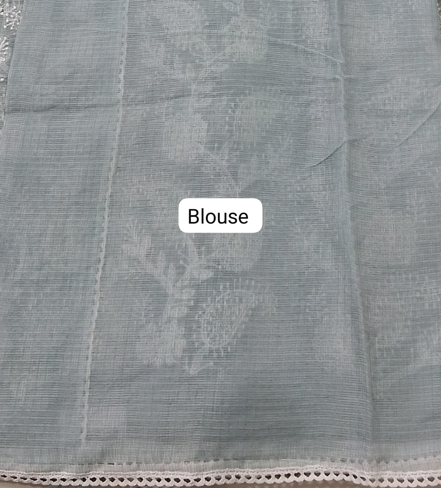 Grey Kota Saree blouse