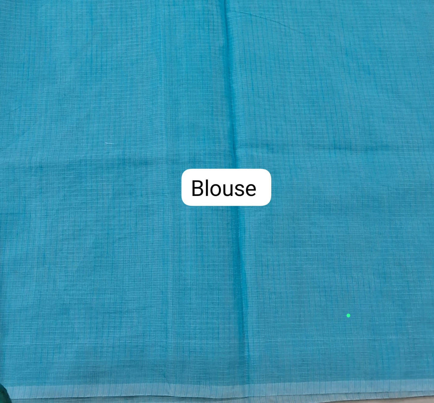 Sky Blue Kota Saree blouse