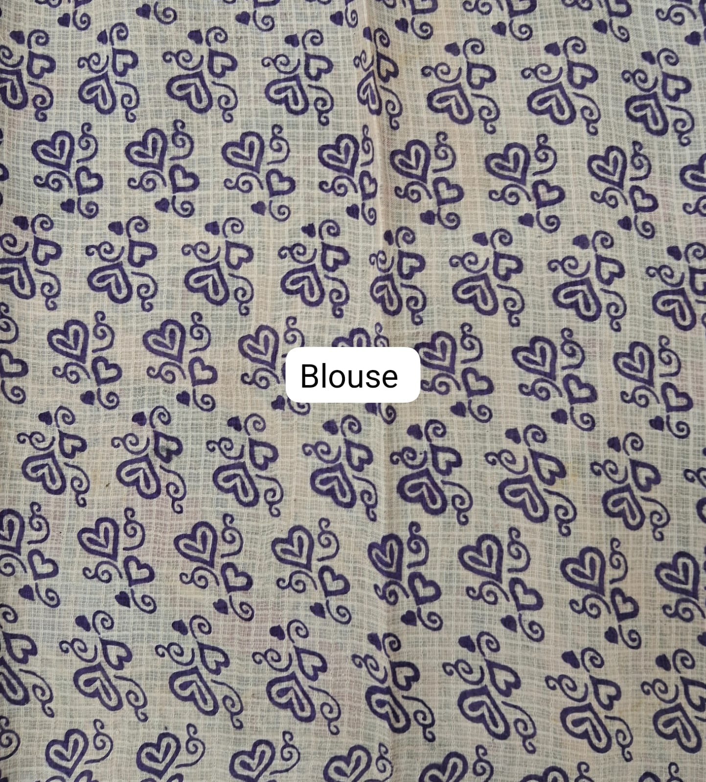 Blue Kota Saree Blouse