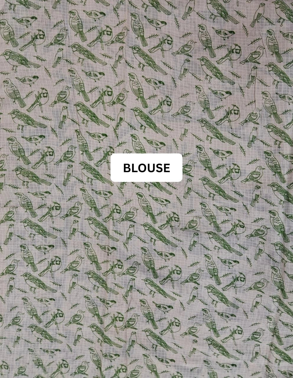 Grateful Black Kalamkari Kota Saree blouse