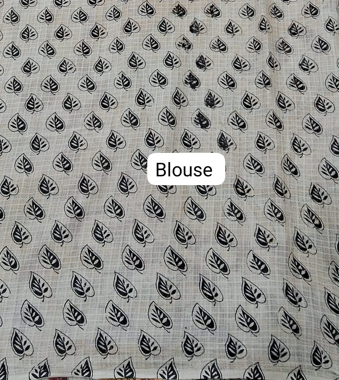 Brick Red Kota Saree Blouse